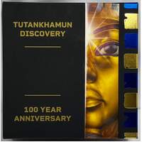 Tuvalu 2022 Silver 2oz Gilded Coin Tutankhamun Discovery