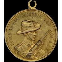 1914 ~ 1918 Bronze Medalet AIF C# 1914-18/2a Choice Uncirculated