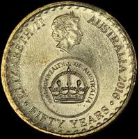 2016 2 Dollar Coin Decimal Currency Changeover Uncirculated