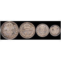 1903 Silver Maundy Coin Set Edward VII S#3985 