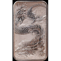 2023 Silver 1oz Bullion Coin Rectangular Dragon