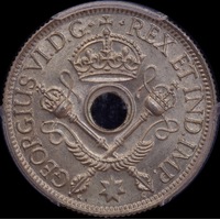 Papua New Guinea 1938 Silver Shilling Gem Unc PCGS MS66