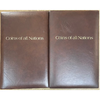 Franklin Mint Coins of All Nations Complete Set (2 Volumes, 150 Coins)