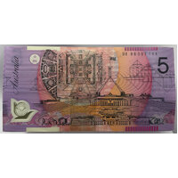 1998 Bundle of 100 $5 Notes MacFarlane/Evans Standard Prefix R218c Uncirculated