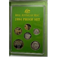 Australia 1994 Proof Coin Set Year of the Family Damaged Packaging