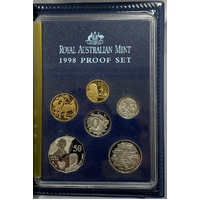 Australia 1998 Proof Coin Set Bass and Flinders Damaged Packaging
