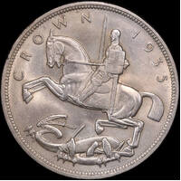 1935 Silver Crown George V S#3967 Uncirculated