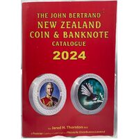 New Zealand Coins, Banknotes & Tokens Values Book 2024 by John Bertrand