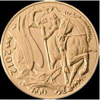 2012 Gold Half Sovereign Elizabeth II S# 4435 Choice Uncirculated