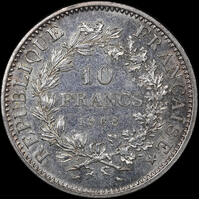 France 1968 Silver 10 Franc KM# 932 Choice Uncirculated