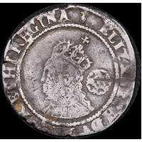 Great Britain 1572 Silver Sixpence Elizabeth I S#2562 Fine