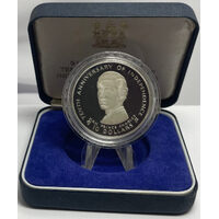 Fiji 1980 Silver 10 Dollar Proof Coin Prince Charles