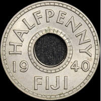 Fiji 1940 Halfpenny KM#14 Uncirculated