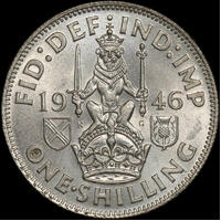 Scotland 1946 Silver Shilling KM#854 Uncirculated