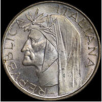 Italy 1965 Silver 500 Lire KM# 100 Choice Uncirculated