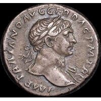 Ancient Rome (Imperial)  103-111 AD Trajan Silver Denarius Arabia  RIC II 142 Good VF