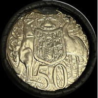 1981 50 Cent Cotton & Co Roll of 20 Coins - Coat of Arms