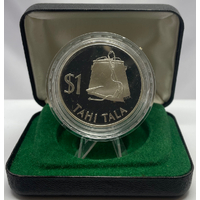 Tokelau 1979 Silver 1 Tala Proof Coin - Tuluma