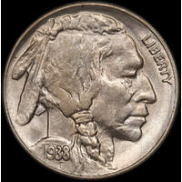United States 1938-D Buffalo Nickel Choice Uncirculated