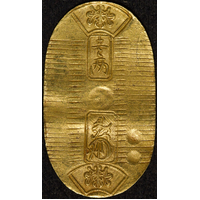 Japan 1860-1867 Gold Koban C# 22d Good VF