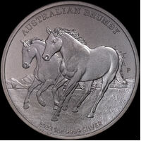2023 Silver 1oz Uncirculated Coin - Australian Brumby