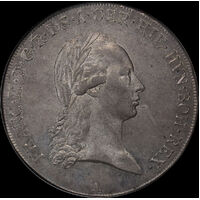 Austrian Netherlands 1793A Silver Kronenthaler Francis II Dav#31286 NGC MS63