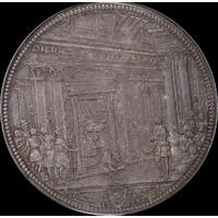 Italy (Papal States) 1675 Silver Piastra Jubilee Dav#4078 NGC AU58