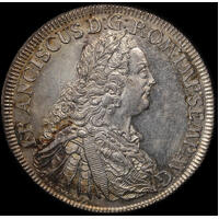 German States (Regensburg) 1754 Silver Thaler Franz I Dav# 3618B about Unc