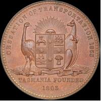 1853 Bronze Medal Cessation of Transportation to Tasmania