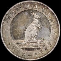 1923 Silver Medal Centenary of Macintosh & Degraves Tasmanian Shilling Token