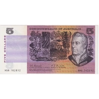 1967 $5 Note NAA First Prefix Coombs/Randall R202F Uncirculated