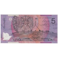 1997 $5 Test Note MacFarlane/Evans R218bT Type A Uncirculated