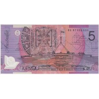 1997 $5 Test Note MacFarlane/Evans R218bTi Type B Uncirculated