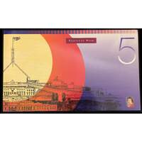 1996 Five Dollar Uncut Vertical Pair Premium