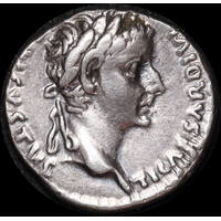 Ancient Rome (Imperial) 14 37 AD Tiberius Silver Denarius RIC I 30 Very Fine