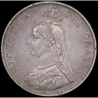 1888 Silver Double Florin Victoria S#3922/3 Very Fine