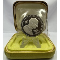 Western Samoa 1970 1 Tala Proof Coin Pope's Visit