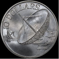Singapore 1978 Silver $10 Coin Uncirculated