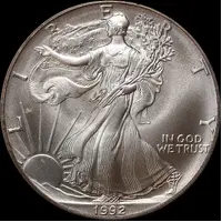 United States 1992 Silver 1oz Eagle