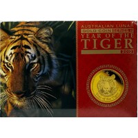 2010 Gold Three Coin Proof Set Year of the Tiger Australian Lunar Series II