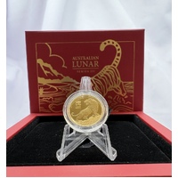 2022 Gold 1/10oz Proof Coin Lunar Tiger
