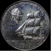 Samoa 1970 Silver 10 Tala Uncirculated Coin Captain James Cook