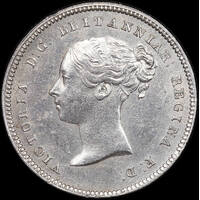 1838 Silver Maundy Four Pence Victoria KM#732 about Unc