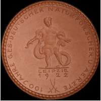 Germany (Leipzig) 1922 Porcelain Medallion Fritz Kohl Uncirculated