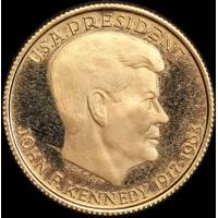 USA Gold Medallion US Presidents John F. Kennedy