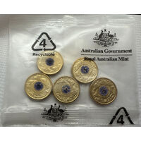 2024 Mint Bag of 2 Uncirculated $2 Coins Remembrance War Animals