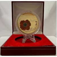 Niue 2018 Silver $2 Proof Coin Flanders Remembrance Poppy