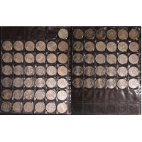 1966-2022 50 Cent Comprehensive Collection of 67 Uncirculated Coins
