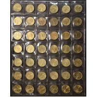 1984-2023 $1 Comprehensive Collection of 54 Uncirculated Coins