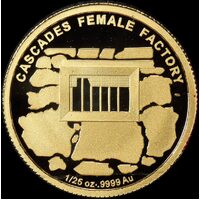 2011 Gold 5 Dollar Proof Coin Cascades Female Factory ex RAM Master Collection